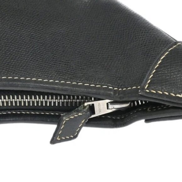 Hermes Black Courchevel Trim 31 Shoulder Bag R□E 116679 - Picture 6 of 11